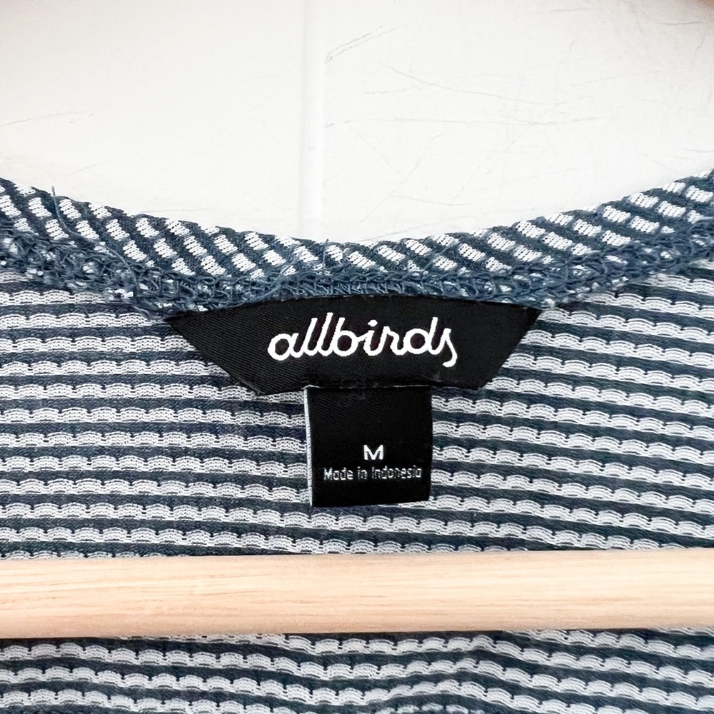Allbirds women's natural run tank racerback blue white - Picture 2 of 7